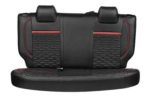 Seat Cover SAB - Red Arcade Highlight (PU) | New Swift (V/ L)