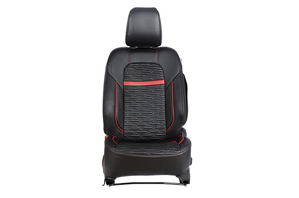 Red Arcade Highlight Seat Cover | New Swift (V/ L Variant)