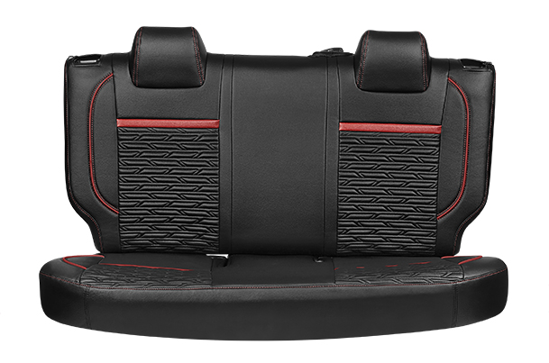 Red Arcade Highlight Seat Cover | New Swift (V/ L Variant)