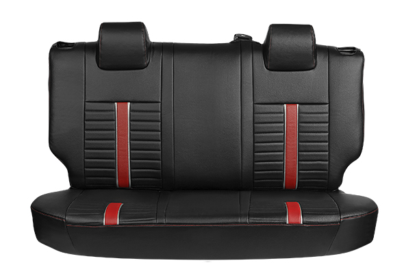 Seat Cover SAB - Red Sprint Groove Highlight (PU) | New Swift (V/ L)