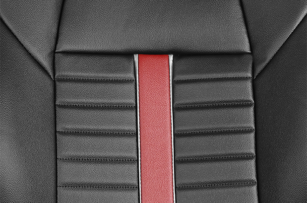 Red Sprint Groove Highlight Seat Cover | New Swift (V/ L Variant)