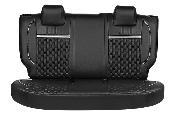 Bold Glamour Silver Highlight Seat Cover | New Swift (V/ L Variant)