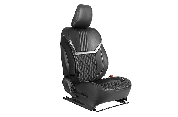 Bold Glamour Silver Highlight Seat Cover | New Swift (V/ L Variant)