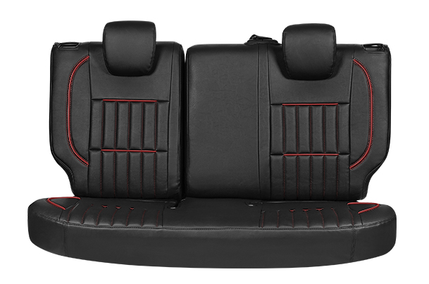Seat Cover SAB - Premium Red Jersey Highlight (Premium PU) | New Swift (Z+/ Z)