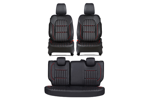 Premium Red Jersey Highlight Seat Cover | New Swift (Z+/ Z Variant)