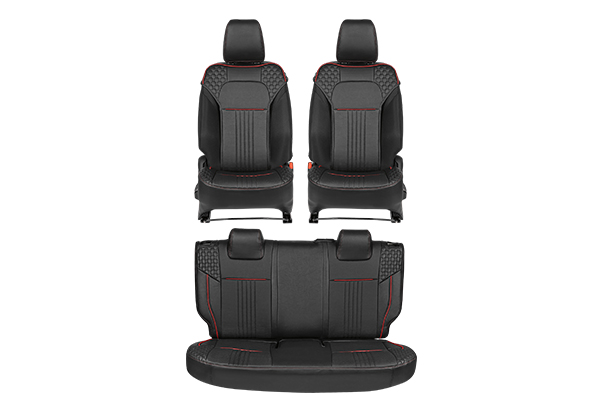 Seat Cover SAB - Premium Red Drift (Premium PU)| New Swift (SAB V/L)