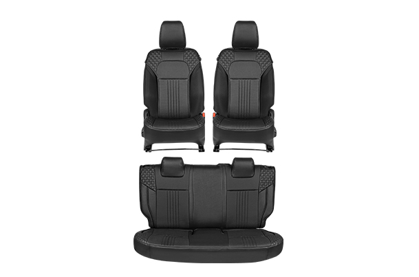 Seat Cover SAB - Premium Black Drift (Premium PU)| New Swift (SAB V/L)