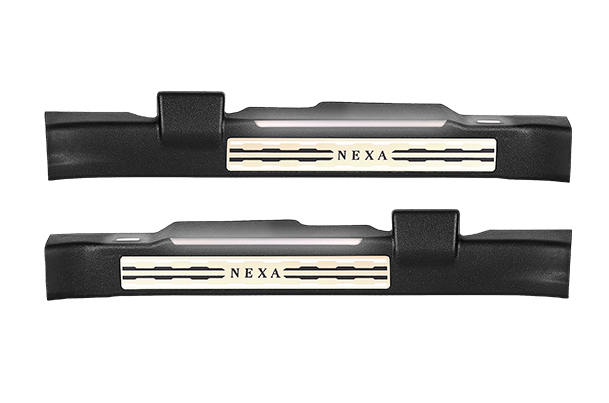 Ambient Light Door Sill Guard (Black - 4 Door) - Alpha+/Zeta+ | Grand Vitara