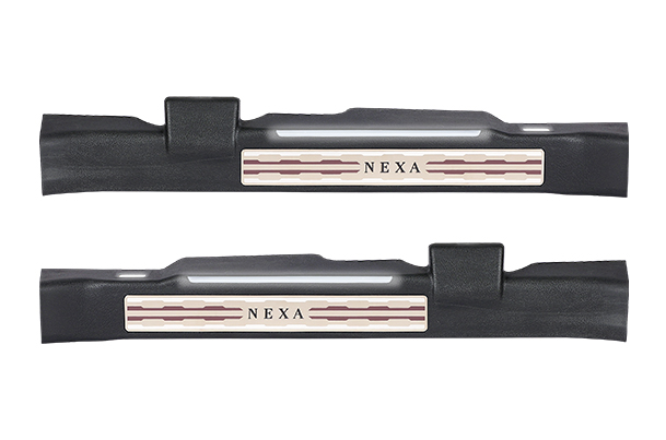 Ambient light Door Sill Guard (Bordeaux - 4 Door) - Alpha/Zeta/Delta+/Delta/Sigma | Grand Vitara