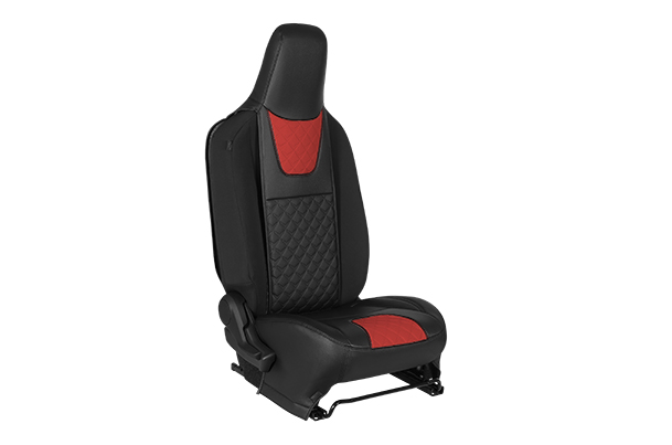 Red Honeycomb Highlight Seat Cover - L | Celerio