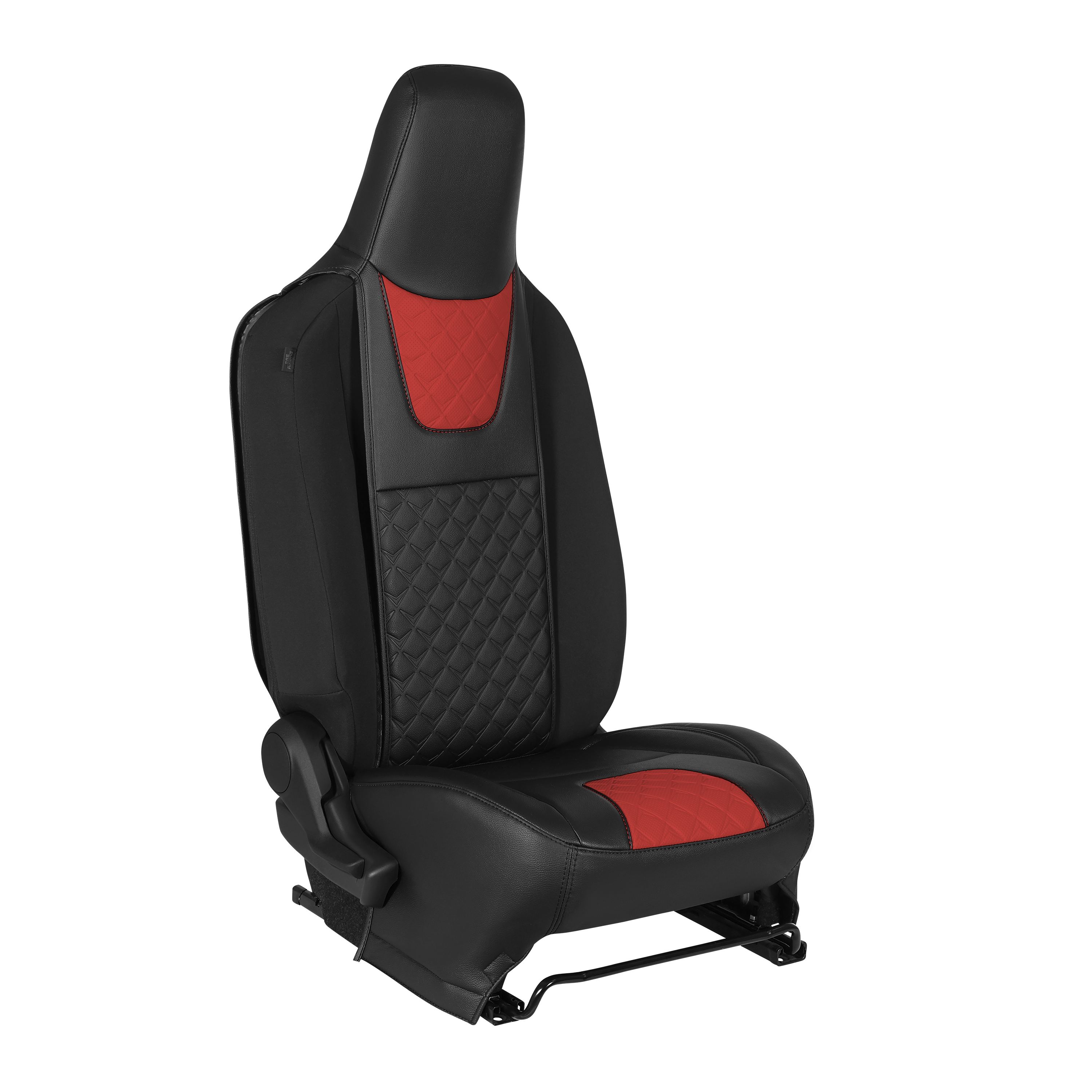 Red Honeycomb Highlight Seat Cover - L | Celerio