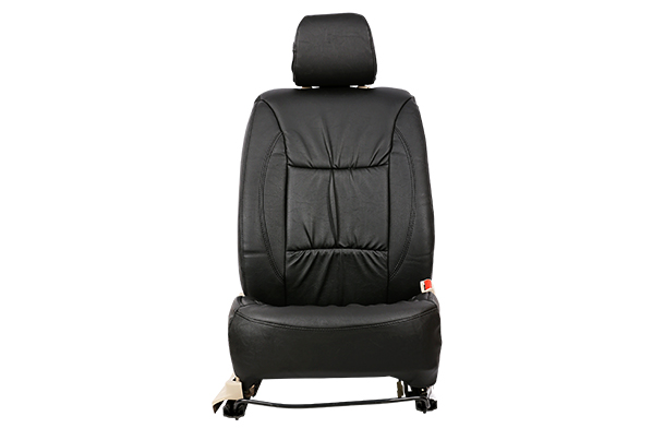 Seat Cover - Black Dual Gathering (Premium PU) | SCross